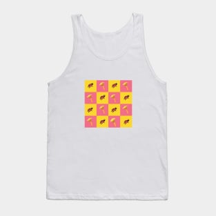 colorful BUG & MUSHROOM Tank Top